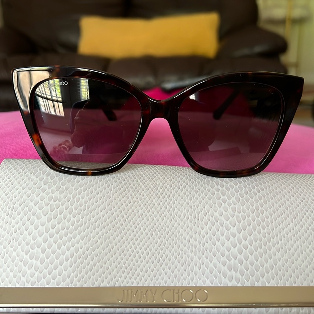 Jimmy Choo Tortoiseshell Sunglasses